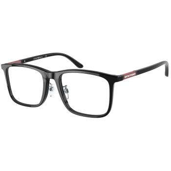 Emporio Armani EA3181F Asian Fit 5017 Armazones y Lentes Recetados para Hombre Negros