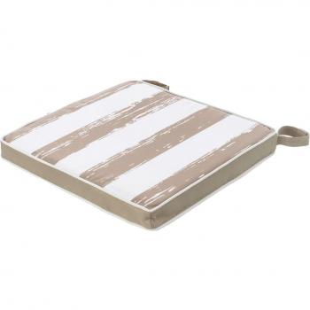 Cojín para Sillas Beige 38x38x4 cm Resistente al Agua