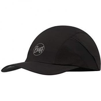 Buff Solid Gorra Pro Run, Adultos Unisex, Negro, L/XL
