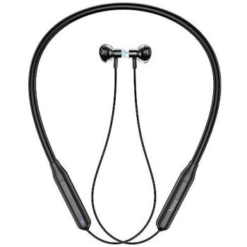 HOCO ES58 Wireless Bluetooth 5.0 Sports Earphones - In-Ear Headset with Mic, Up to 15 Hours Playtime, Compatible with iPhone Samsung OnePlus Huawei Xiaomi - Black