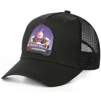Gorra Trucker Hydroponic Dragon Ball Z Boo Black, Gorra Trucker de algodón con diseño de Dragon Ball Z, color negro, ajuste trasero tipo snapback. Funda de sofá elástica de algodón A19 para sala de estar