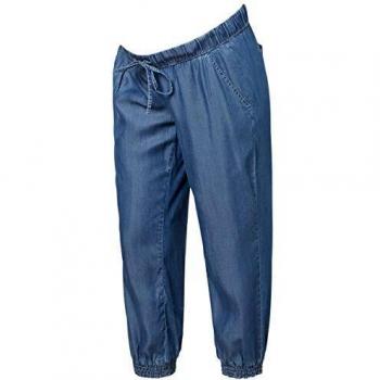 MAMALICIOUS Mllydia Loose Knickers A. Pantalon Corto Premama, Azul