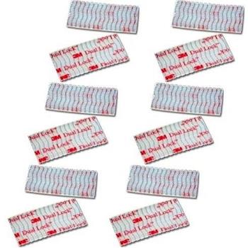 3M Dual Lock SJ 3560 almohadilla adhesiva translúcido 25,4 mm x 50 mm - 12 almohadillas