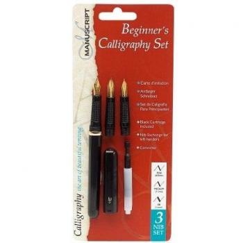 Manuscript - Set de caligrafía para principiantes con plumilla para zurdos
