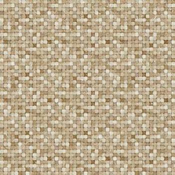 Saint Honore - Papel pintado gresite tricolor