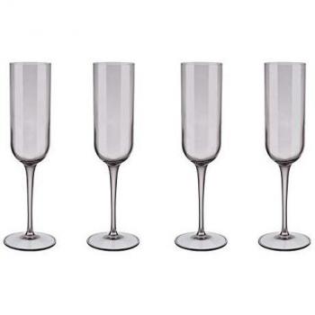 blomus Fungi - Juego de 4 Copas de Cava