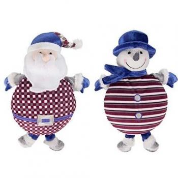 Peluche de Navidad Papá Noel con Sonido para Perros, 32cm
