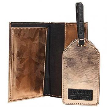 SUPERDRY Passport and Luggage Tag Set-Pink-OS