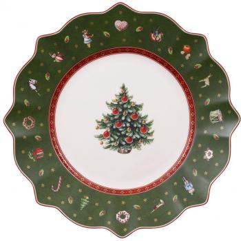 Villeroy & Boch Toy's Delight Plato de Desayuno Verde, 24 cm, Porcelana Premium