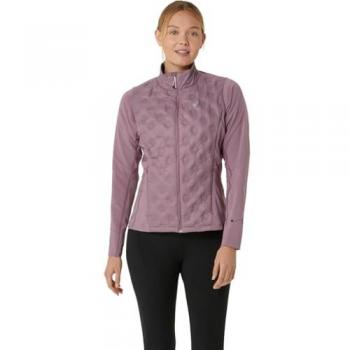 Chaqueta de Running para Mujer ASICS Road Winter - Rosa/Berry, Talla L