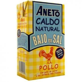 IJSALUT - Caldo Pollo Bajo Sal 1L Aneto 1 Lt