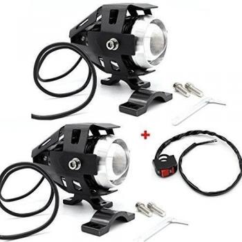 USUN 2pcs Motocycle CREE LED Faros antiniebla luz lámpara foco delantero conducción luces 125 W