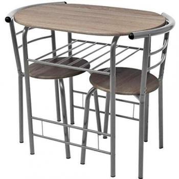 vidaXL Breakfast Bar Set MDF