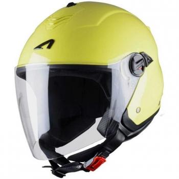 Astone Helmets Mini Jet, Casco Jet, color Amarillo Limón, talla XL