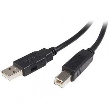 StarTech.com 1m USB 2.0 A to B Cable - Male to Male Printer Cable - Black (USB2HAB1M)