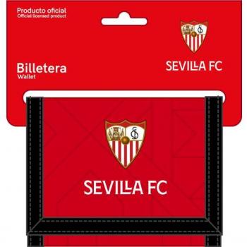 Billetera Sevilla FC con Compartimentos Interiores