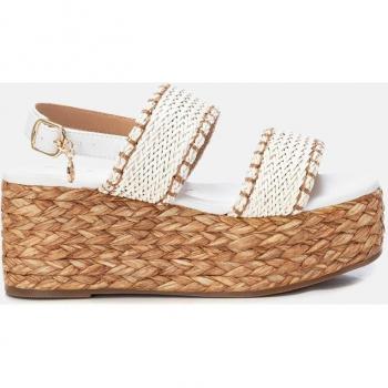 Sandalia de mujer Xti 142686 blanco con hebilla