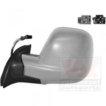 Espejo retrovisor VAN WEZEL 0906817 con características de alta calidad, diseño específico para vehículos, fácil instalación y ajuste, acabado resistente a la intemperie y cumplimiento de estándares de seguridad