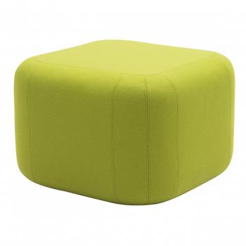 Softline Quadro - Taburete/Mesa auxiliar verde claro/felt 579/L x An. x Al. 58x58x39cm