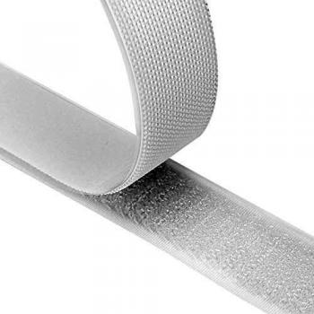 Fesoar Belcro Adhesivo Fuerte 8M Hook y Loop Auto Adhesivo Cinta Rollo Doble Cara, 20 mm de Ancho