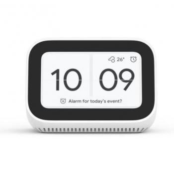 Xiaomi Mi Smart Clock Despertador Inteligente con Radio, Pantalla de 3.97, WiFi, Bluetooth 5.0, Puerto de Carga USB y Asistente de Voz - Color Blanco