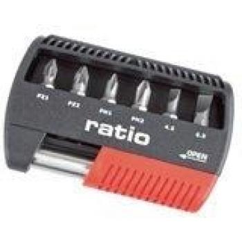 Ratio 6854H7 - Puntas Atornillado+Adaptador Juego 7
