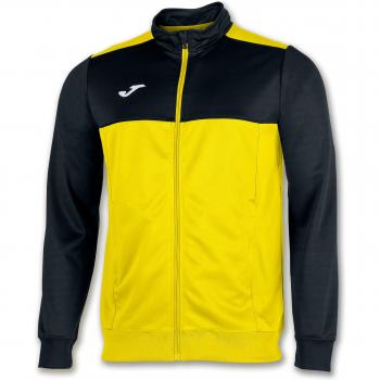 Joma Winner Jacket - Red/Black - Men's Zip-Up with Pockets and Elastic Cuffs