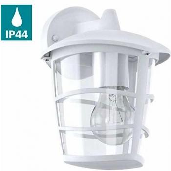 Eglo ALORIA Outdoor wall lighting E27 Color blanco , iluminación al aire libre , Outdoor wall lighting, Color blanco, Aluminio, De plástico, IP44, Entrada, Jardín, Patio, 1 bulb, s