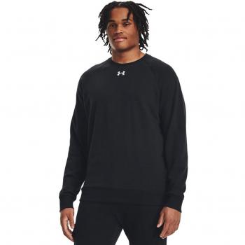 Under Armour Sudadera Rival Fleece Crew para Hombre - Negro