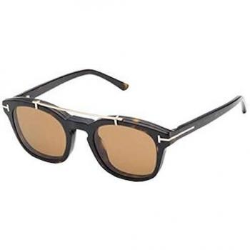 Tom Ford Bold Square Brown/Havana Optical Frame Eyeglasses for Men, Size: 49 MM