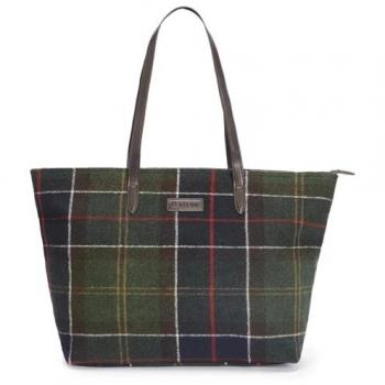 Barbour Witford Tartan Womens Tote - Classic Tartan - One Size - female, Multicolor, Green