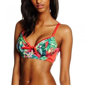 Pour Moi 17001 Jungle Fever, Parte de Arriba de Bikini Para Mujer, Multicolor, 34 Inches