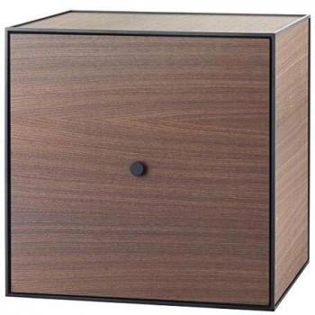 by Deja Frame 49 Incluido. Door and Shelf, 42 x 49 x 49 cm, Madera de Roble ahumada