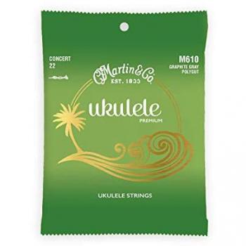 Martin M610 Premium Polygut Concert Ukulele String Set