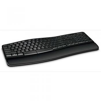 Microsoft V4S-00028 Sculpt USB Wireless Bluetooth Comfort Keyboard - Black - Portuguese Layout