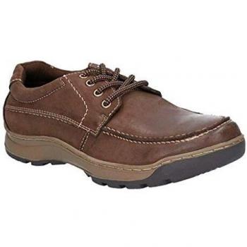 Hush Puppies Men's Tucker Lace Oxford Flat, Brown, 6 UK