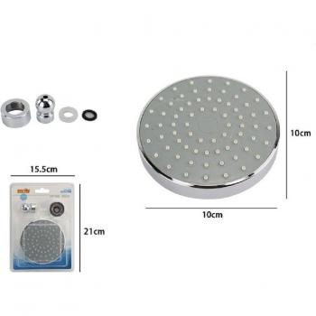 Alcachofa de Ducha Redonda Diámetro 10 Cm con Boquillas para Mezcla de Agua 59163