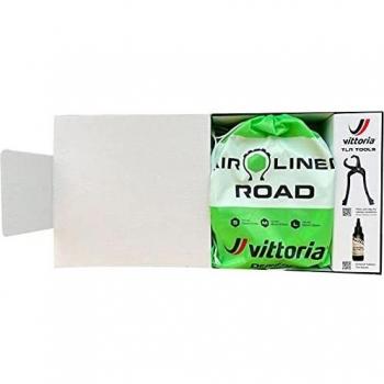 Vittoria Mousse Antipinchazos Air-liner Road Verde - Kit de protección antipinchazos para neumáticos de carretera, compatible con medidas 700x23/26 y 700x27