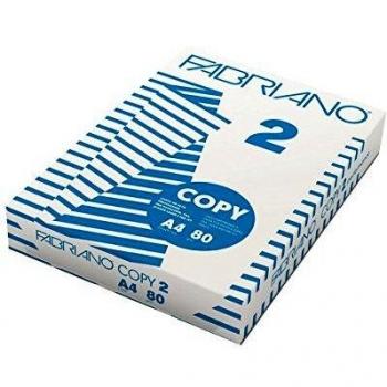 Risma de Papel A3 Fabriano Copy 2 - 80g/m² - 500 Hojas - Ideal para Fotocopiadoras e Impresoras