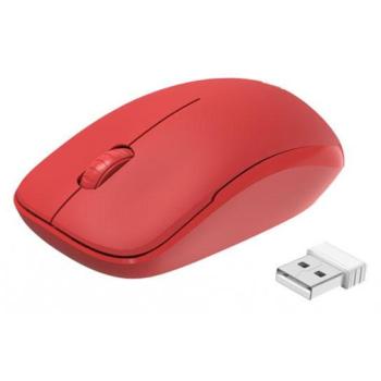 Ratón óptico inalámbrico Cindy NG6043 1000 DPI Rojo