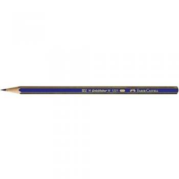 Faber Castell 112506 - Ecolápicez de grafito Goldfaber 1221, forma hexagonal, graduación 6B, 1 unidad