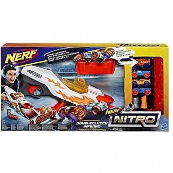 Nerf- Doubleclutch Inferno, Multicolor