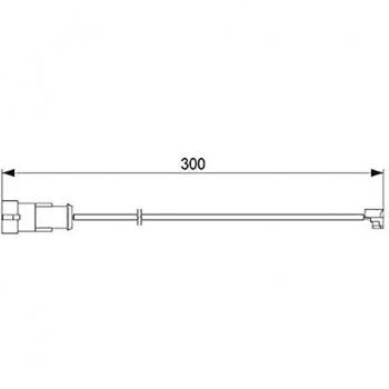 Bosch AP863 Sensor de desgaste 1 unidad