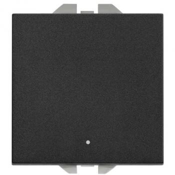 Simon 270 | Conmutador luminoso 10 AX negro mate