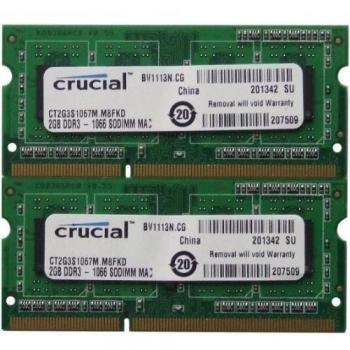 4GB kit (2 x 2GB) DDR3L 1066MHZ RAM MEMORY FOR THE LATEST APPLE MACBOOK,MACBOOK PRO AND IMAC