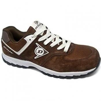 Dunlop DL0201027-40 Zapato, Piel de Ante y Mesh, Marrón, 40