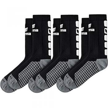 Erima Classic 5-C Socks 3-Pack - Black