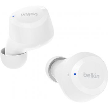 Belkin SoundForm Bolt True Wireless Earbuds, Bluetooth, White