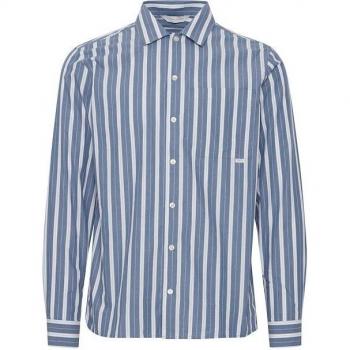 Casual Friday Alvin Men's Long Sleeve Wide Striped Shirt