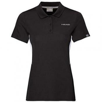 Head Club Tech Polo Shirt W Polos, Mujer, Negro, XX-Large